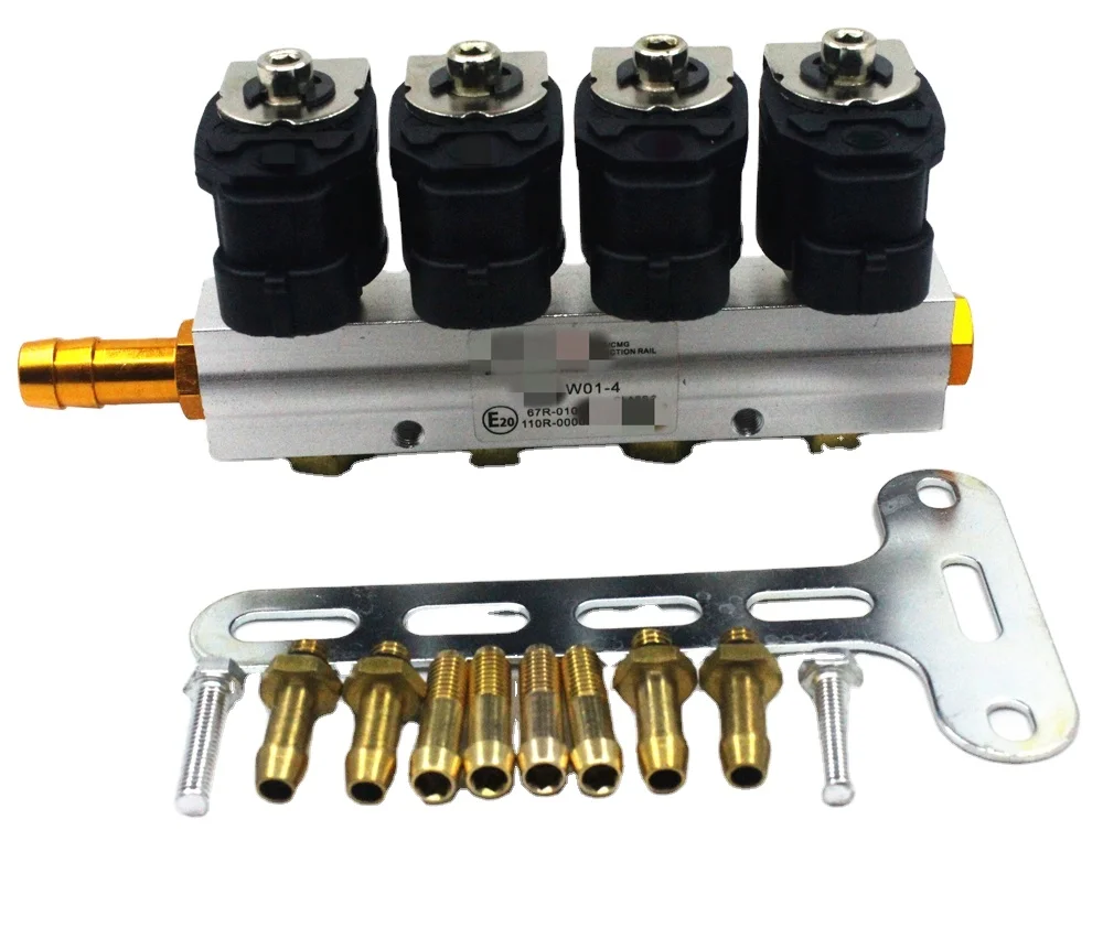 W01-4 2-Ohm Rail Injector 4-Cylinder for Autogas System