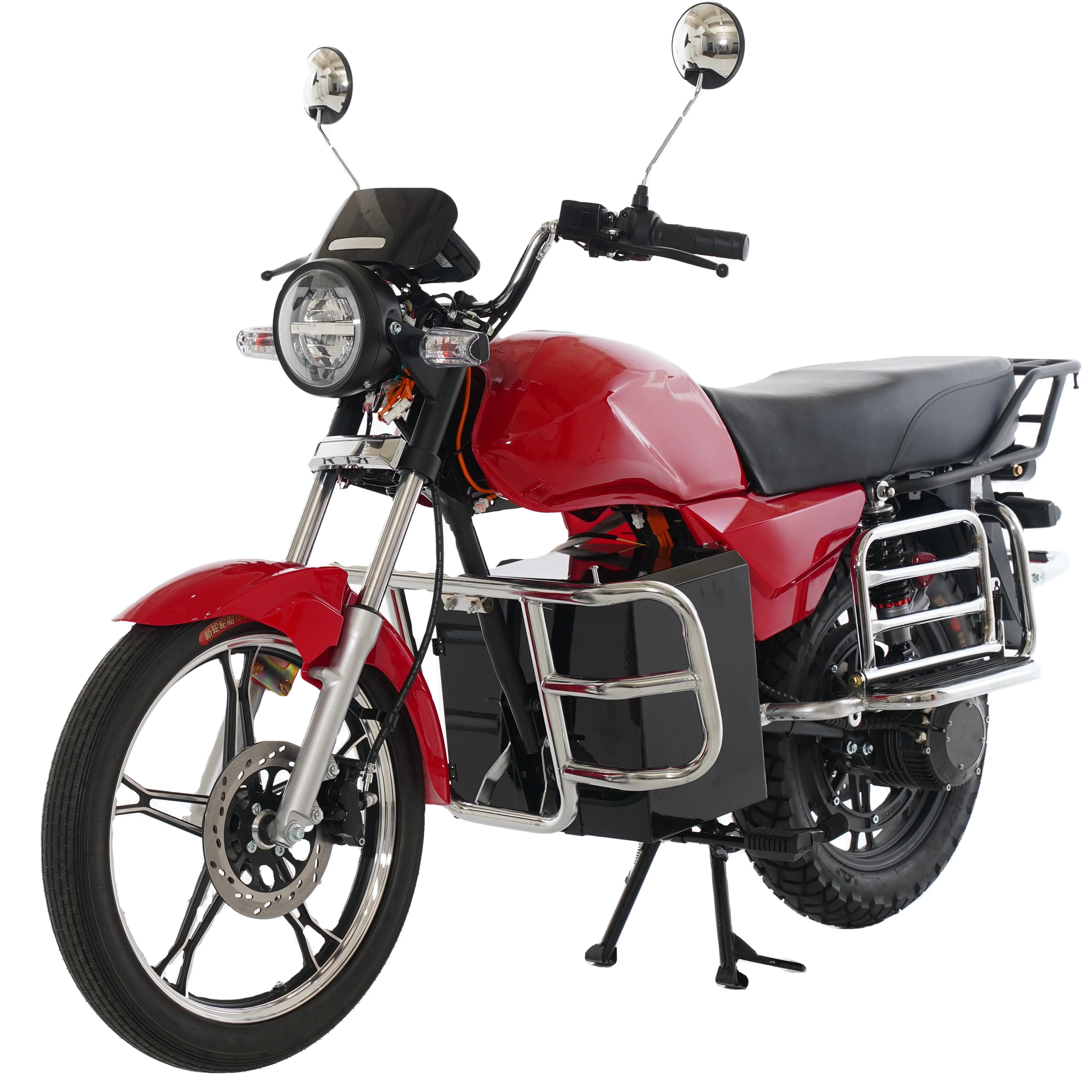 Adjustable Speed Replaceable Battery Customizable Colors High Speed Off-road Electric Motorcycle Large Size Tyre 4000w Motor