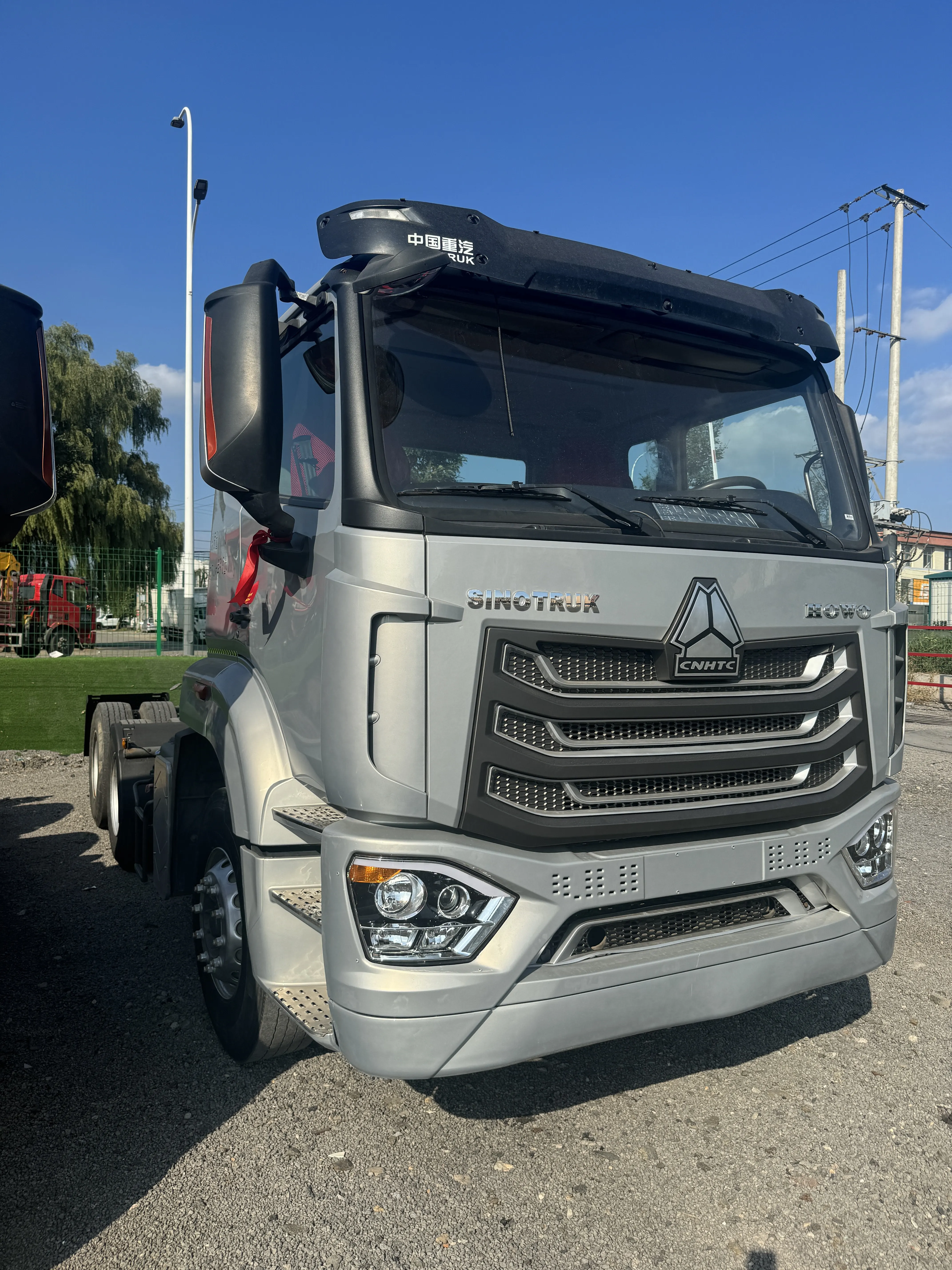 HOWO T7H 6x4 портовый транспортировочный тяжелый грузовик б/у головка Большегрузного автомобиля эвакуатор