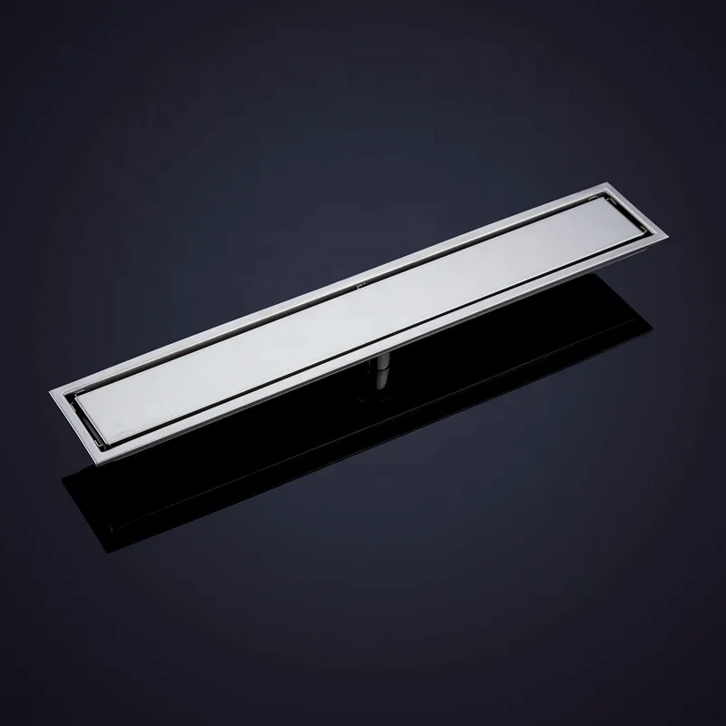 Huafa 304 Stainless Steel Bathroom Tile Insert Linear Shower Floor Drain Channel