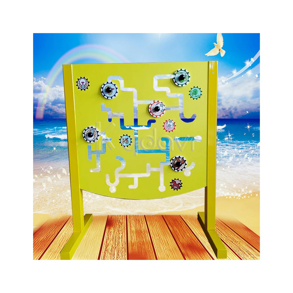 Customizable 2024 new product amusement park big handheld mobile discs steel ball maze game for kids