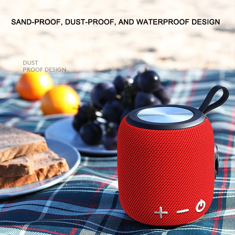 M7 Portable Speakers IPX7 Waterproof Portable Speaker with TWS Wireless for Bike Kayak Pool Beach Outdoor