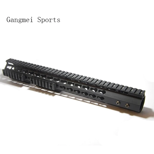 
High Quality SUNGUN MTS0074 15 Inch 7 Side AR15 Keymod Handguard 