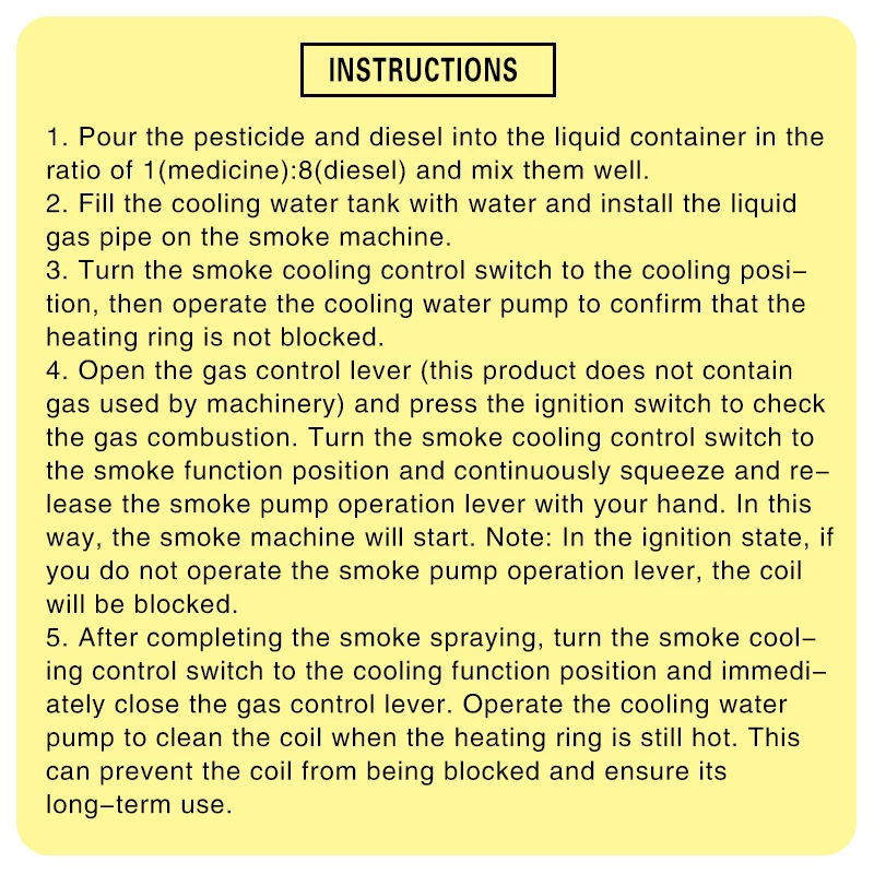 mini fogging machine thermal fogger smoke machine