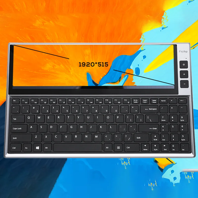 1080P HD 2 in 1 Keyboard Monitor Universal Mobile Phone Computers Dual Screen Extender Portable Gaming Split Screen LCD Monitors