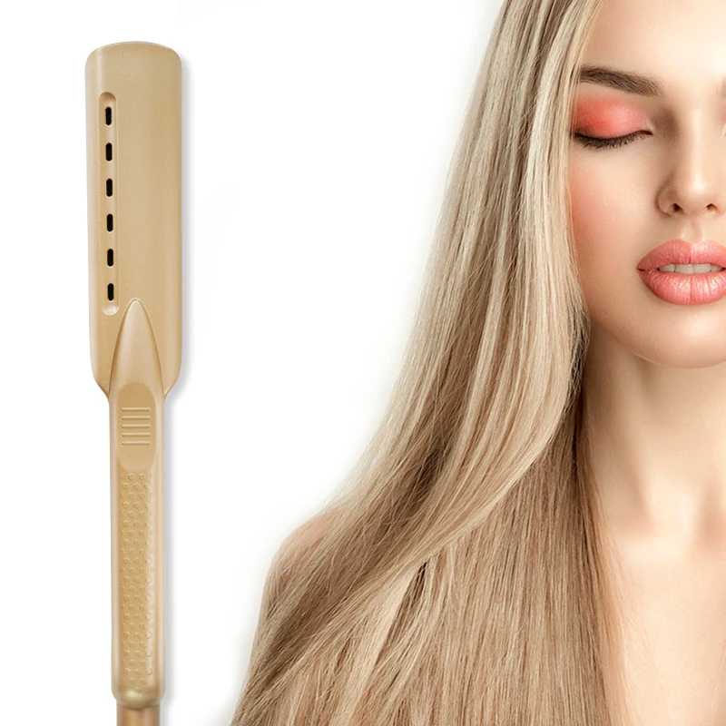 Hair Straightener Wide Face Electric Splint LED Display Electric Splint Curling Straight Dual Purpose Hair Straightener