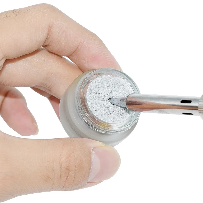 Electric soldering iron head resurrection paste Cleaning soldering iron hair black tin repair paste Remove oxide layer