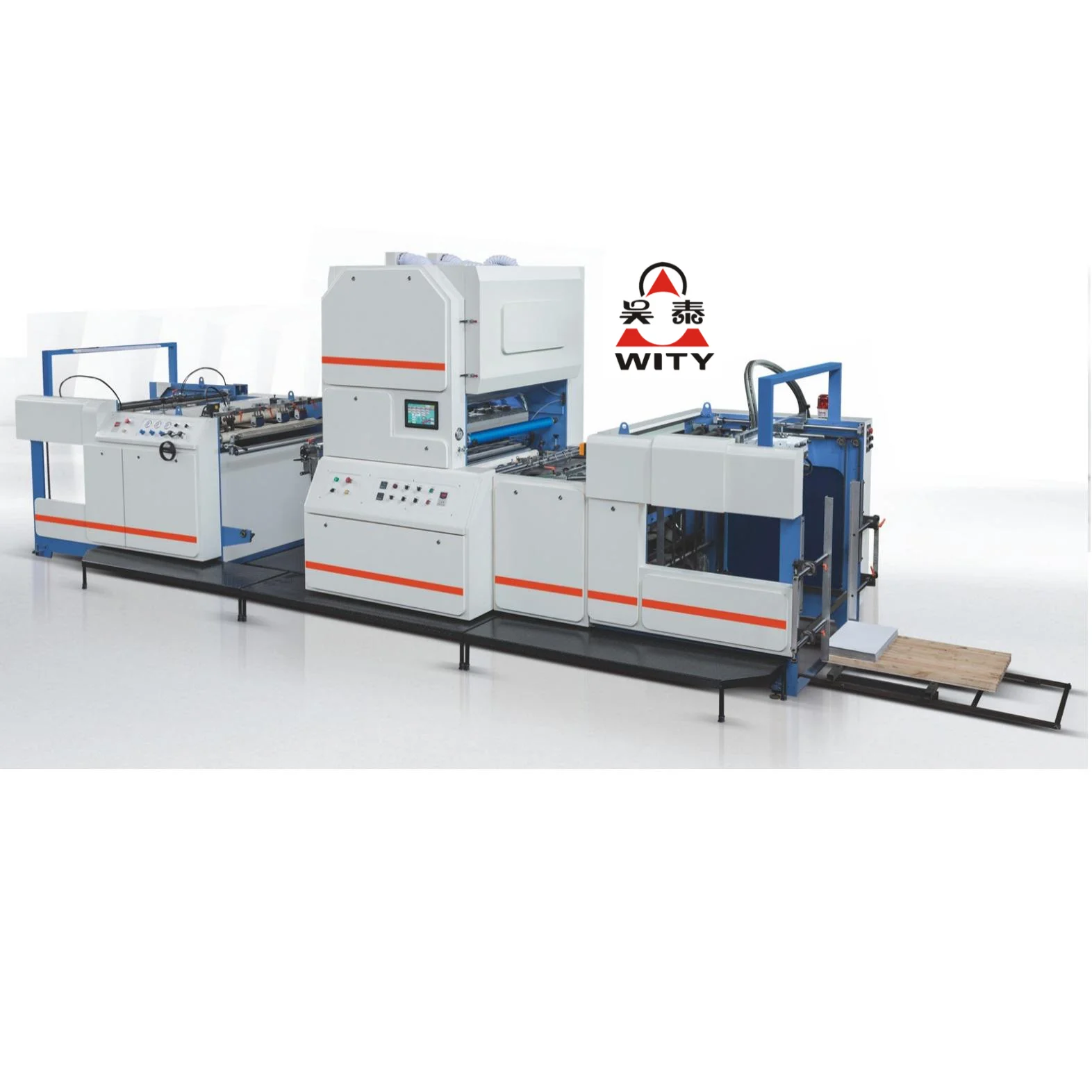 Автоматическая машина для ламинирования листов на водной основе и тепловой вертикальный