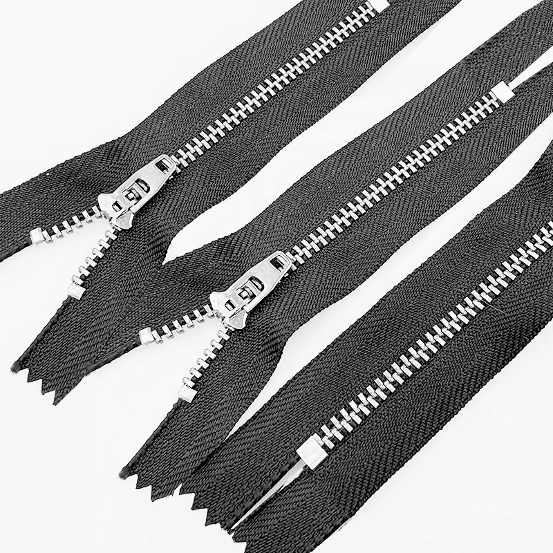 4yg Jeans Zipper 4YG Metal Zipper 4.5YG Brass Zipper Close End Semi Lock Slider Stainless Steel Anti Brass Zip For Pants