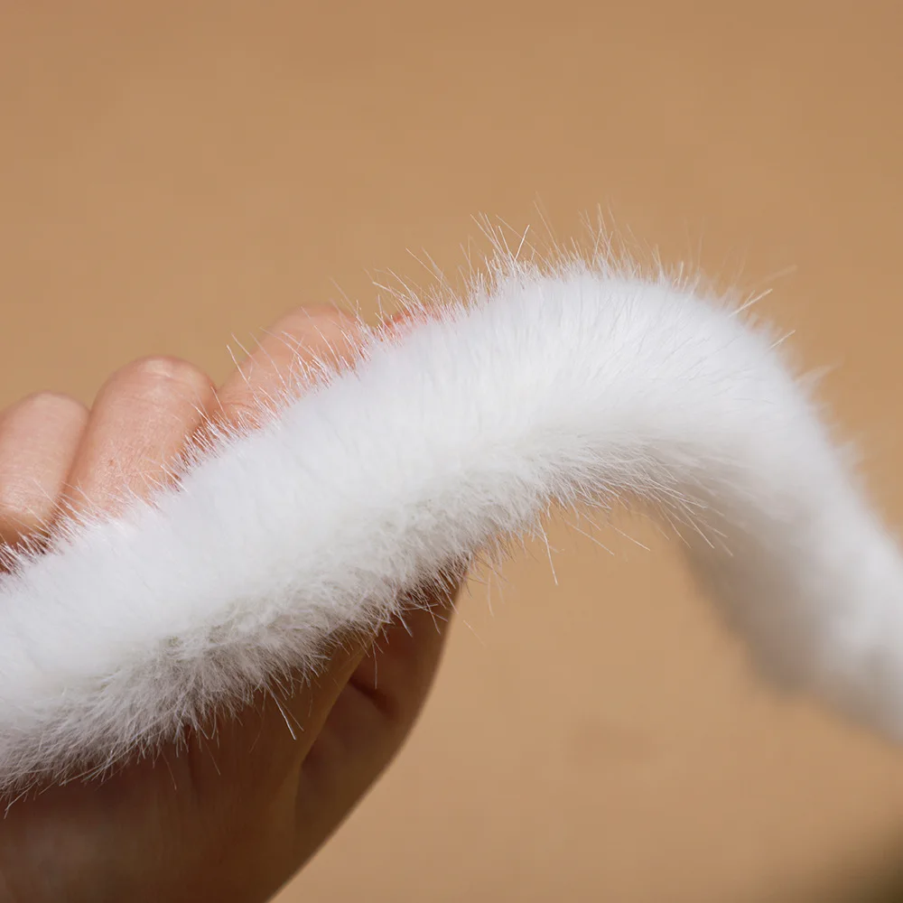 3CM width customized raccoon fake fur trim mink fur trimming faux Fur Trim