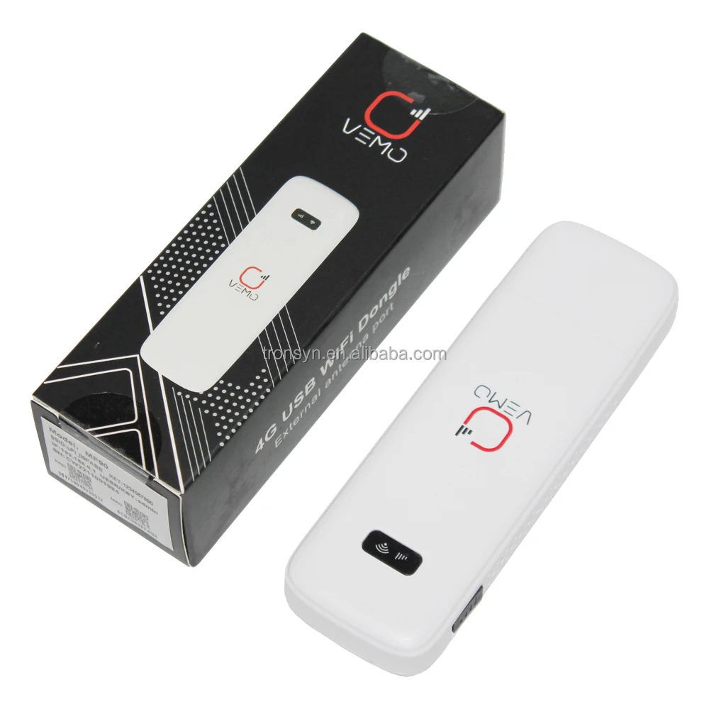 MEOKER VEMO MF90 CAT4 150 Мбит/с 4G LTE USB-модем Мини WiFi с внешним антенным