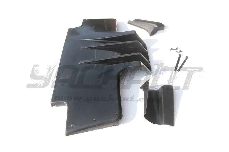 Задний диффузор из стекловолокна FRP, подходит для 89-94 Skyline R32 GTR TS, задний диффузор типа 2, металлические аксессуары