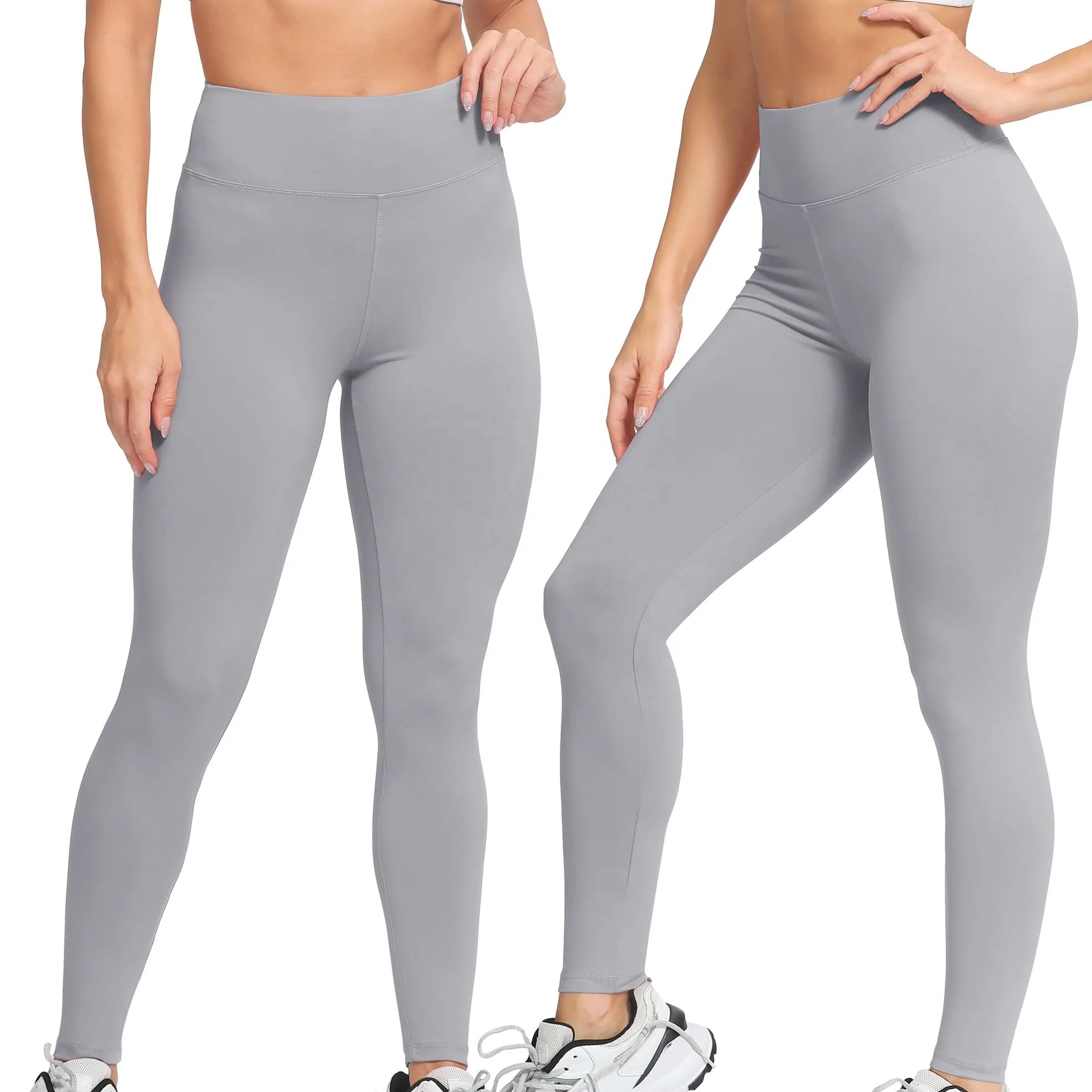 Custom High Waisted Leggings for Women Ultra Soft Stretch Opaque Slim Yoga Leggings