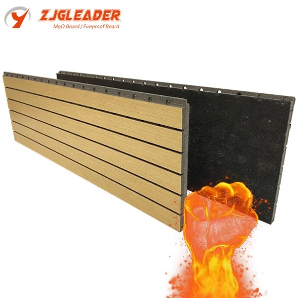 Sound Ansorbing Wooden Pattern Acoustic Block Wall Panel for Home Decor