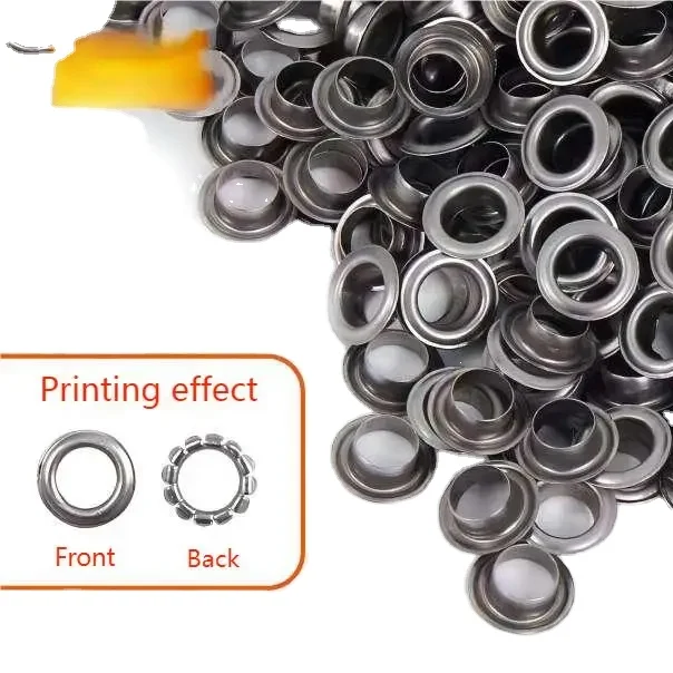 Eyelet Punching Machine Part 10MM Gold Silver Grommet Deco Eyelet With Washer For Leather Canvas Clothes Shoes Belts Bags Banner