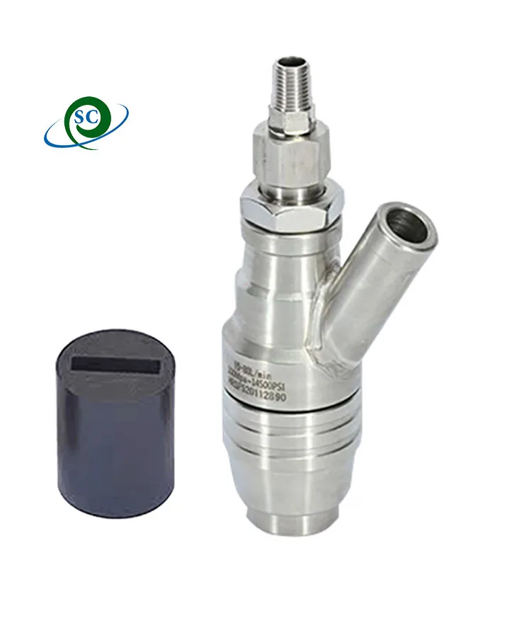 High-pressure water blasting gun Industrial water cleaner Sanding gun head for Rust and paint removal Boron carbide head