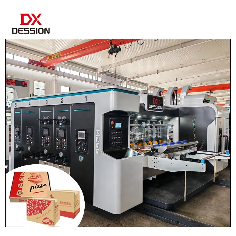 High Speed Automatic Digital Corrugated Cardboard Flexo Printing Die Cutting  Machine Prices