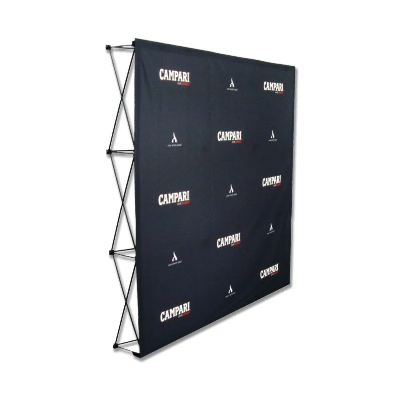 
Portable pop up banner display frame pop up tension fabric backdrop stand banner 