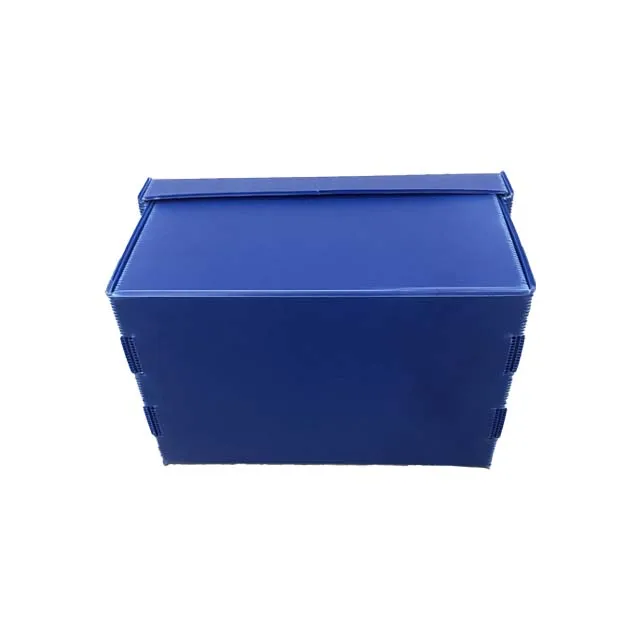 Factory Sale Customized Size Shape White PP Corrugated Plastic Box Storage Container With Lid