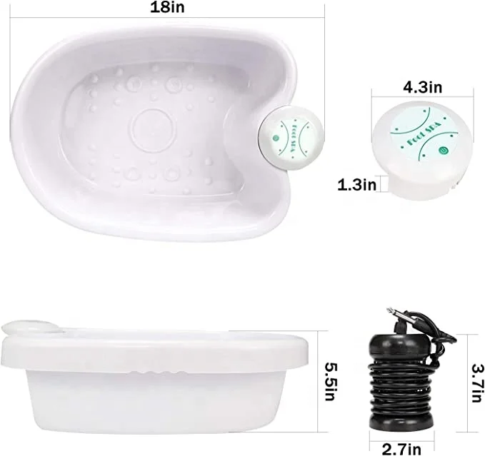 Ionic Detox Foot Bath Machine Personal Ionic Foot Cleanse Ionic Foot Bath SPA Machine for Home Beauty Salon Spa with Basin