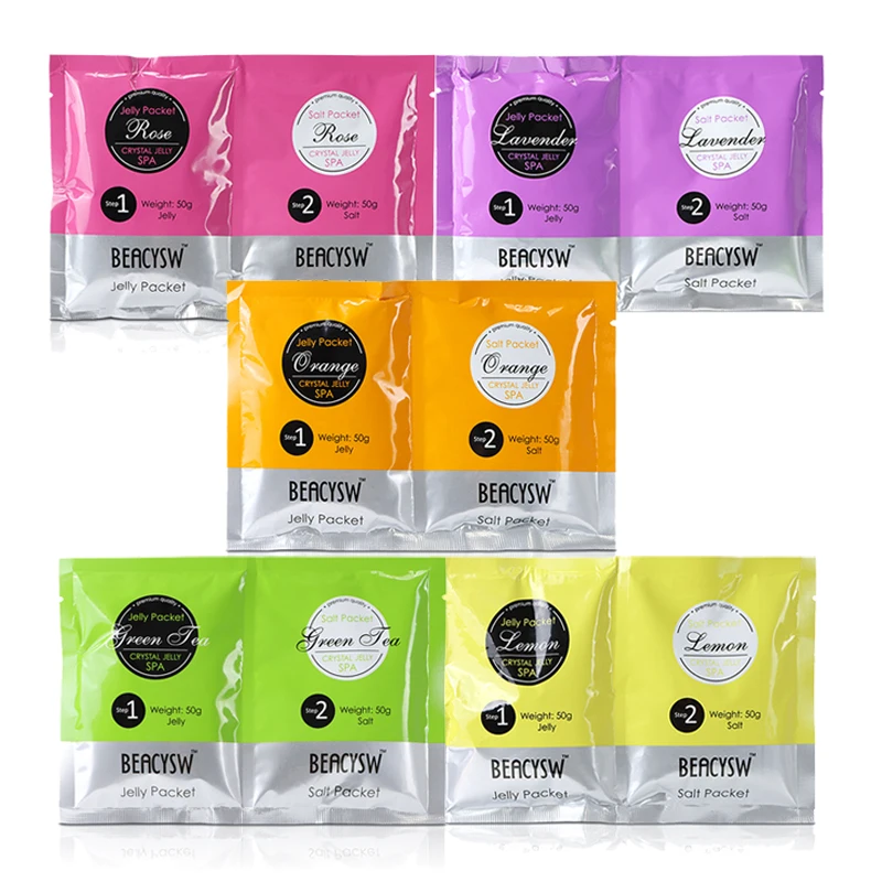 Wholesale Pedicure Jelly Pedi Foot Skin Care Sea Salt Scrub Pedicure Relieve Foot Tired Exfoliating Remove Dead Skin Foot Soak