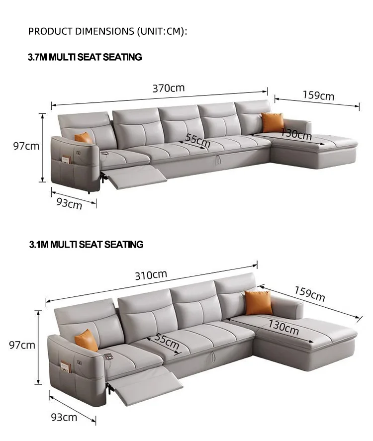 Best Seller genuine Leather electric sofa recliner multi-functional space cabin electric leather sofa recliner electric sofa