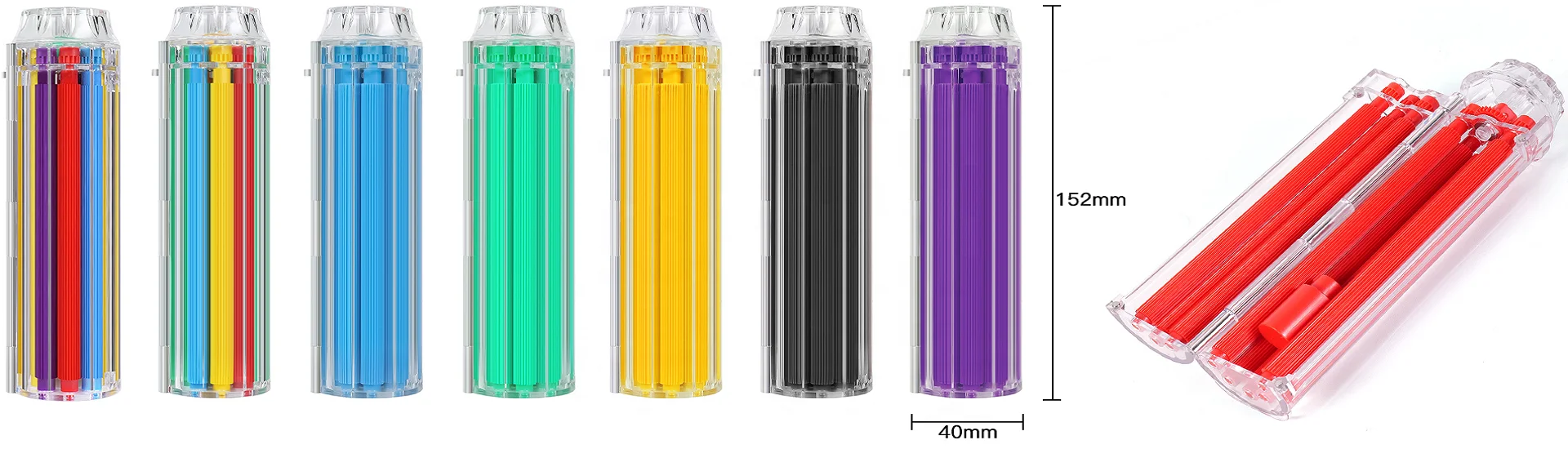 2024 new high quality Plastic Cigarette Roller Machine Easy Tobacco Cigar Rolling Maker Manual Device Tobacco Rollers