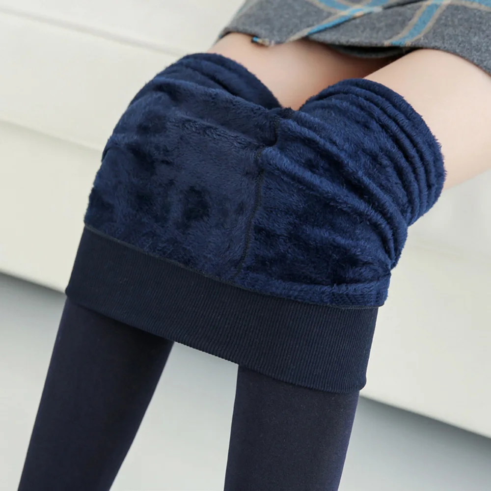 Winter Leggings brushed warm winter female velvet leggings fleece pants female velvet leggings