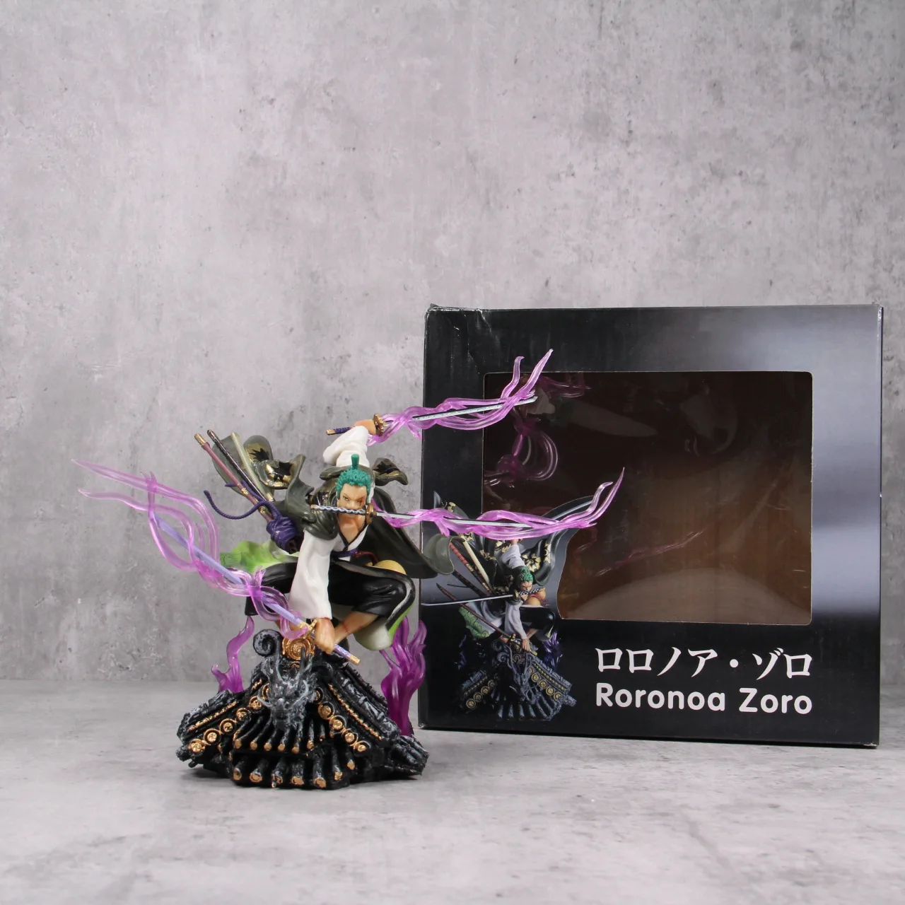 New One Piece Anime Figure GK Roronoa Zoro Three-blade Sa-maximum Manga Anime Statue PVC Action Figure Collection Model Toy