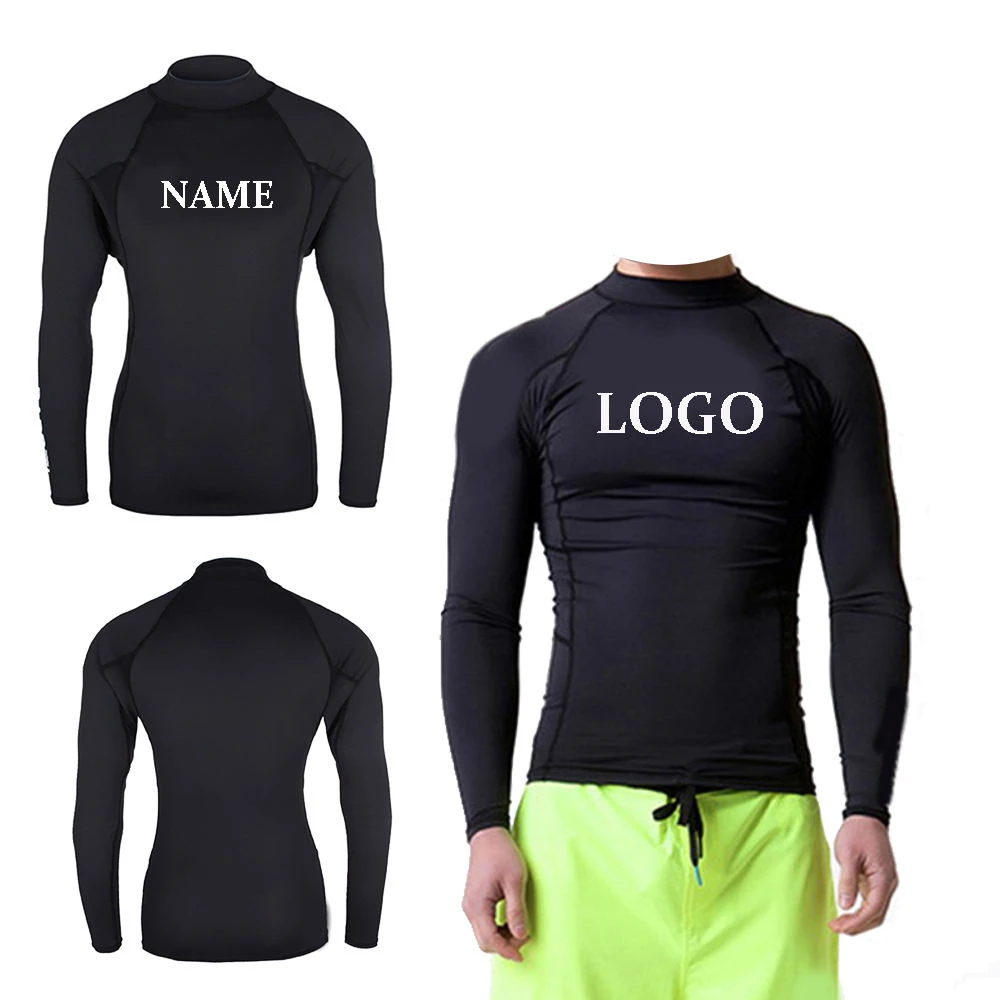 Upf 50 Sublimation Print Swimsuit Long Sleeve Quick Dry Printed Swimming Suit Bjj