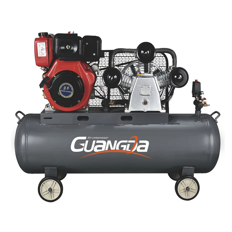 Top supplier high quality cheap industry air compressor with gasoline engine 10HP 250L