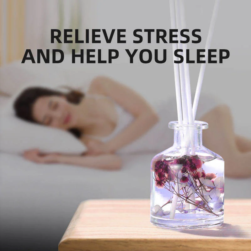 Cylindrical Bottles Deodorant Parfum Easy Cute Flowers Rattan Sticks Volatile Fragrance Aromatherapy Aroma Diffuser