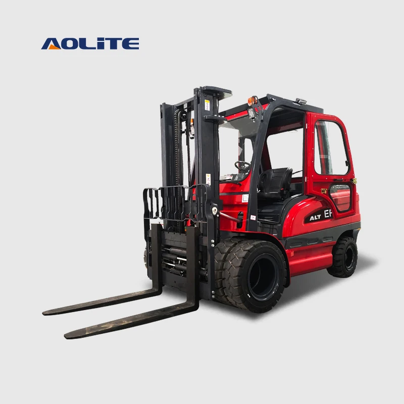 China factory sale AOLITE CE new EF50 5 ton electric industrial/farm forklift ALT 80V lithium battery hydraulic forklift truck