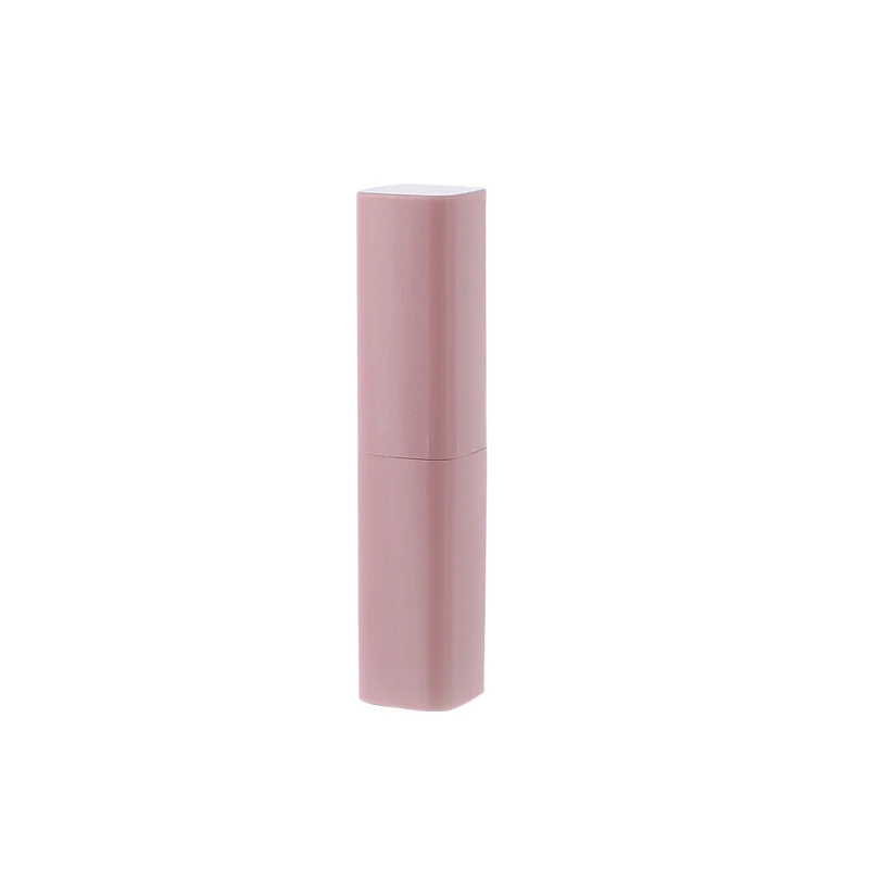 elegant custom logo plastic magnetic matte square rose gold 12.1mm lipstick tube empty container