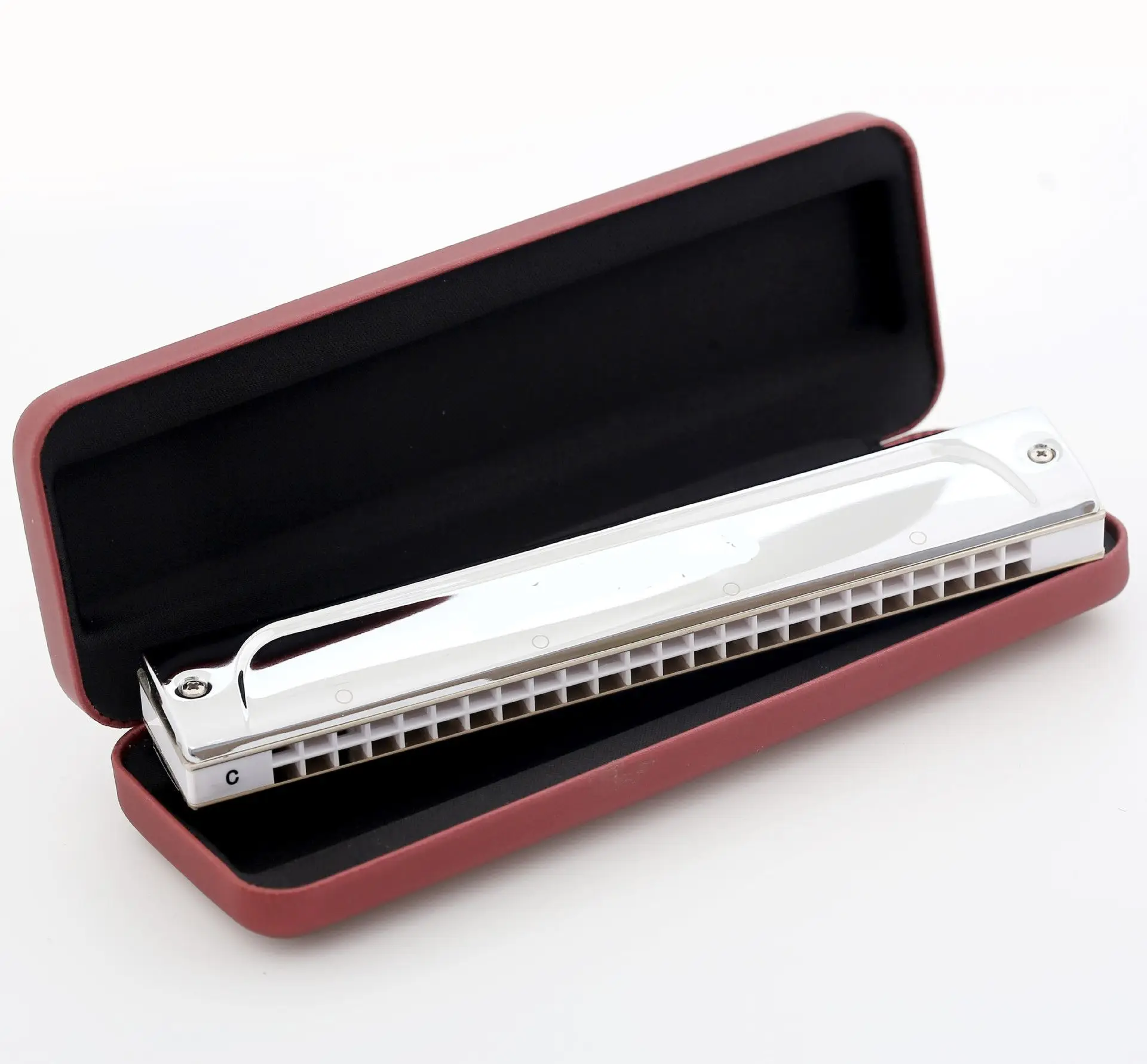 Factory Direct Sales 24-Hole Polyphonic Harmonica Performance Harmonica