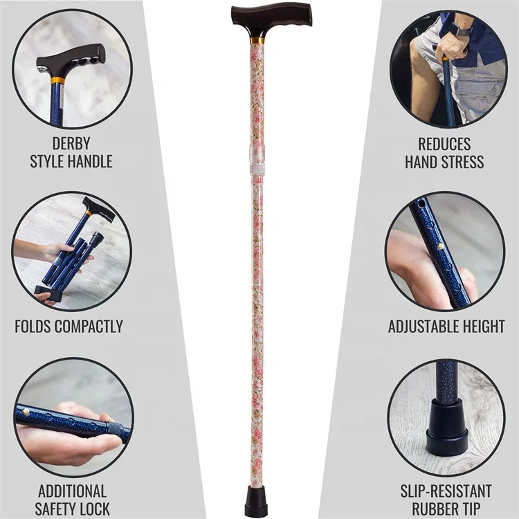 LQX Foldable Canes for Men, custom canes and walking sticks, FSA HSA Eligible Walking Sticks self defense