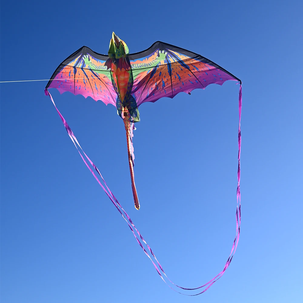 Hot Sale Custom Made 3D Dragon Flying Kite Easy to Fly for Children Fiberglass Frame and Fabric Material Perfect Gift