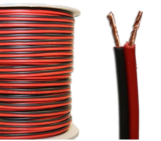 speaker cable roll oxygen free 0.5mm2  1.5mm2  2.5mm2  copper  standard hifi speaker cable twin wires
