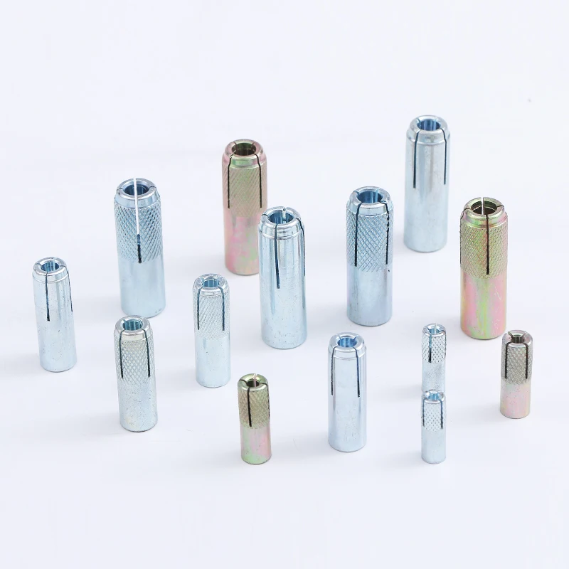 Galvanized flanging drop in anchor durable high quality Lipped Blue Zinc Drop In Anchor Bolt Drop In Expansion Anchor