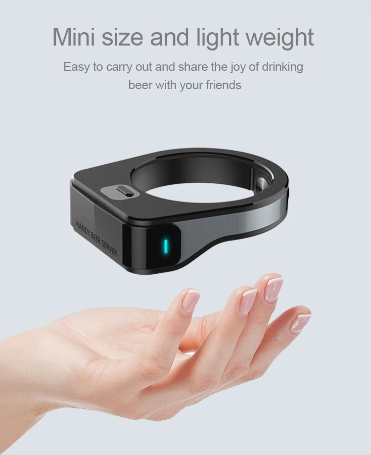 Electric Ultrasonic Mini Bar Accessories Home Party Beer Tower Dispenser Draft Beer Machine