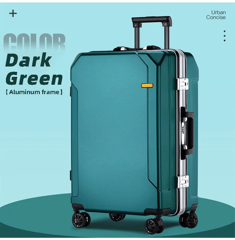 Excellent Value Aluminum Frame Carryon Luggage 20 Inch Luggage Aluminum Travel Suitcase China Factory Price Wholesales