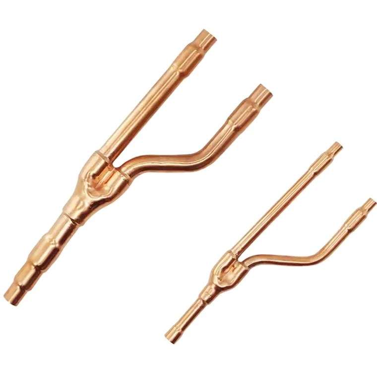 11T DAIKIN Central Air-conditioning Outside the Machine Spare Parts Copper Disperse Y Branch Pipe  for Vrv/vrf A/C System