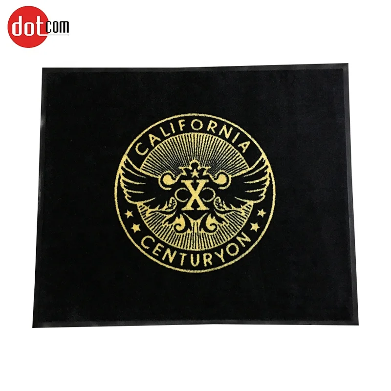 Заводская цена противоскользящие пользовательские печатные с логотипом Коврики