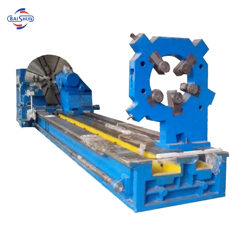 C61200 Китай сверхбольшой диаметр поворота и сверхмощный горизонтальный токарный станок для металла и резки с ручным двигателем для продажи