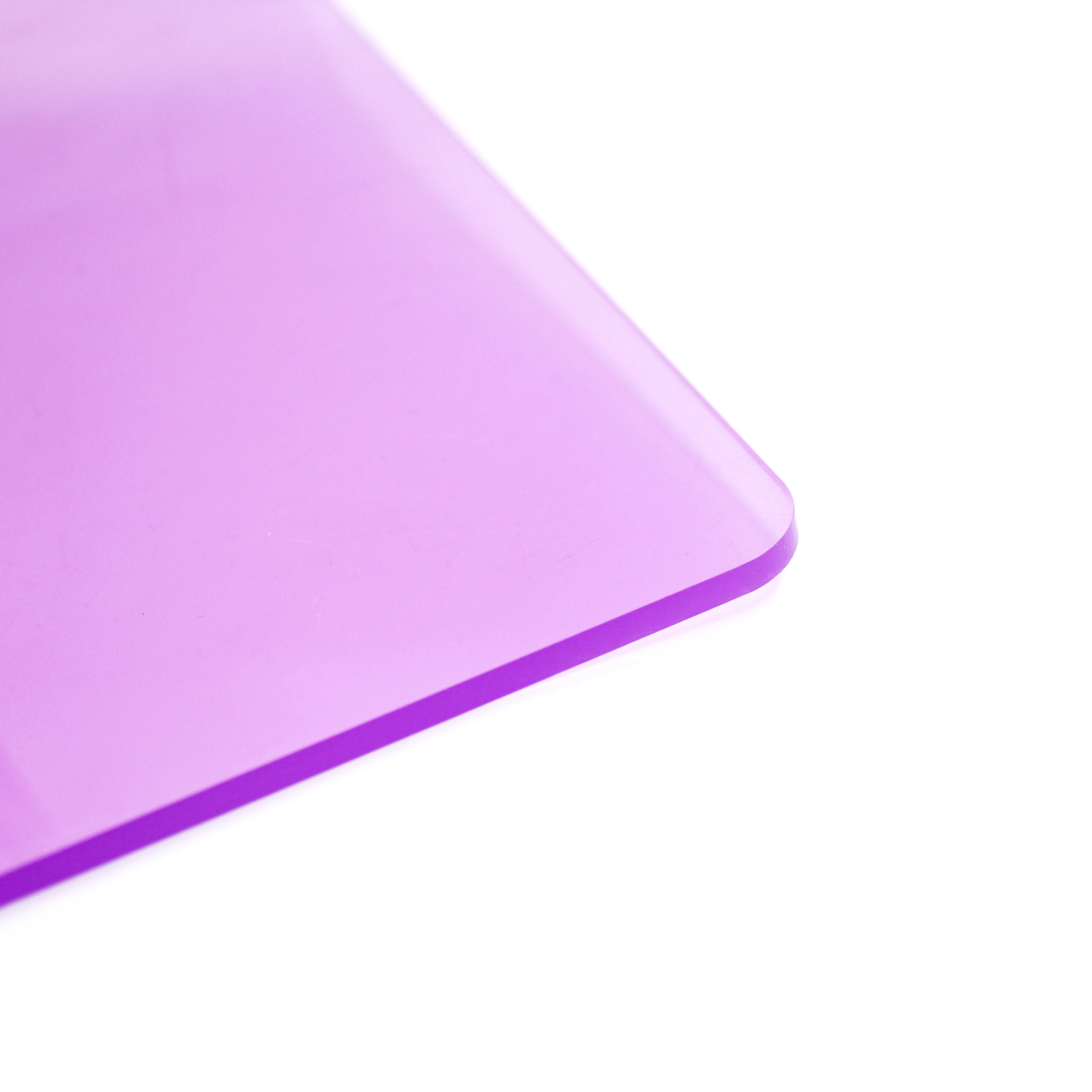 2mm Pink Purple Polycarbonate Solid Sheet For Display and Sign