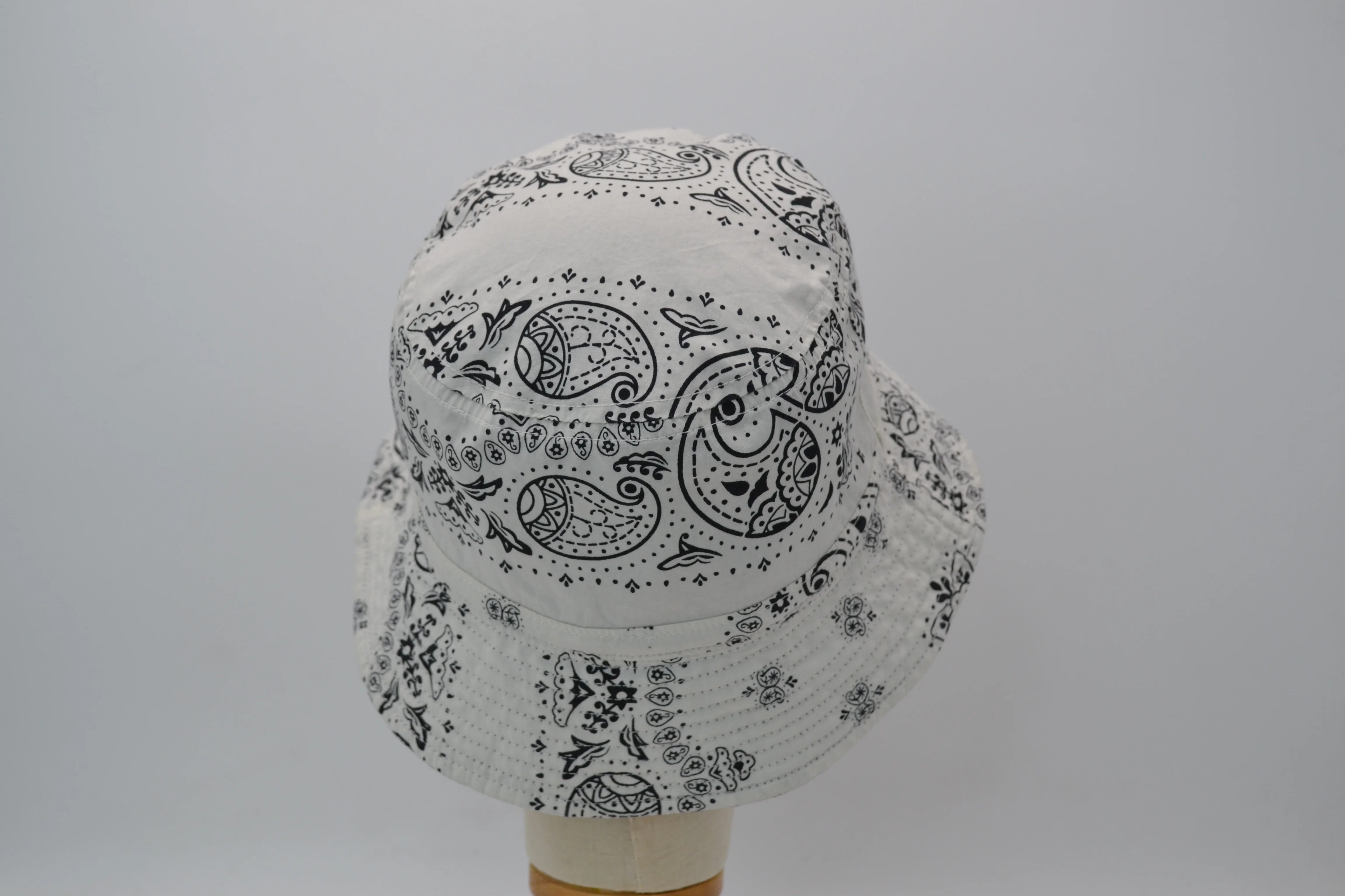 Hot Selling Women Sublimation print Fisherman Hats Hawaii Summer Personality Bucket Hat Custom Logo Ethnic Style Bucket Hat