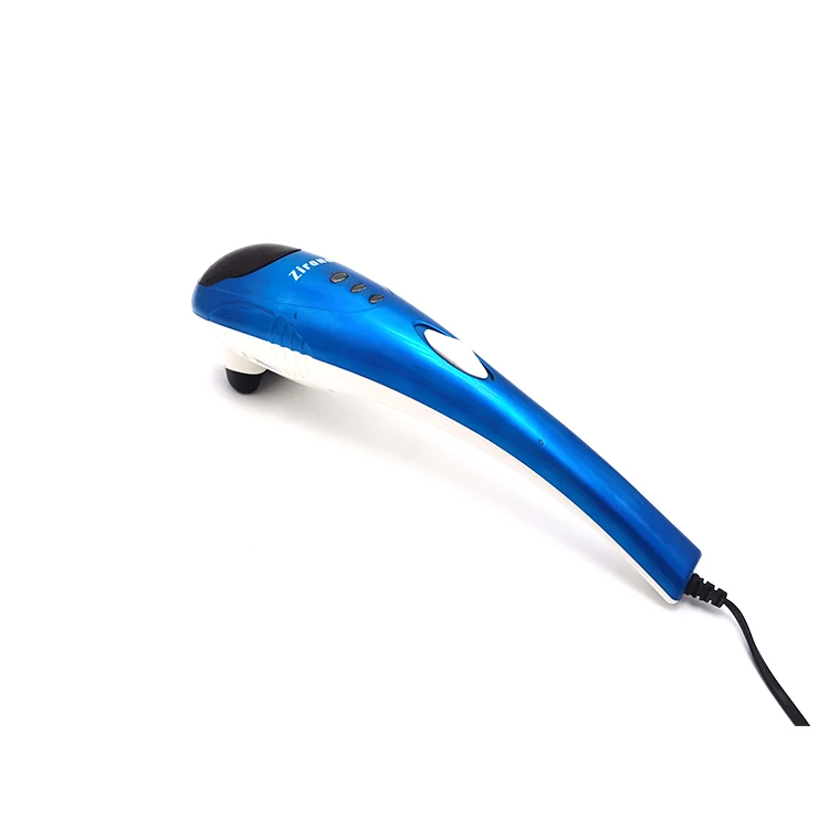 PX-216 (синий) oem Электрический инфракрасный нагревательный Вибрационный Массажный Молот для тела ABS энергетический Королевский массажер-клавишный переключатель 3 скорости, непрерывный