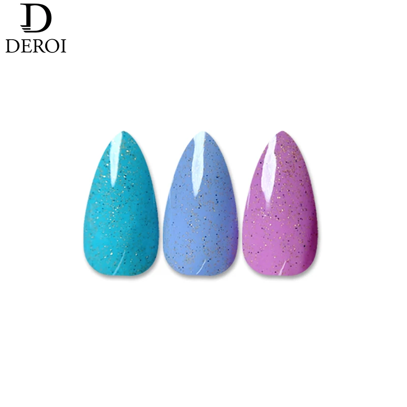 Low Moq Deroi Uv Gel Polish Caramel macchiato Glitter Gel Polish 26 Colors Flash Glitter Gel With OEM/ODM Available