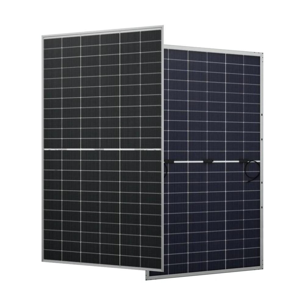 BR SOLAR half cell bifacial solar panel kit 415w all black perc mono solar panels system for home