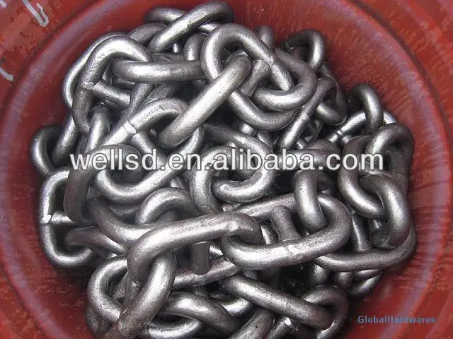 Large Steel Marine Stud Link Used Anchor Chain